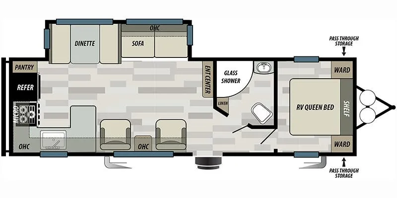 2020 Forest River Salem 27RKS - Floor plan