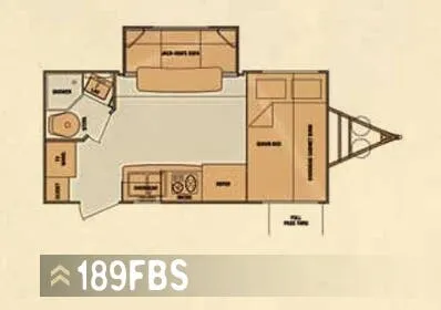 Cruiser RV Fun Finder 189FBS floor plan