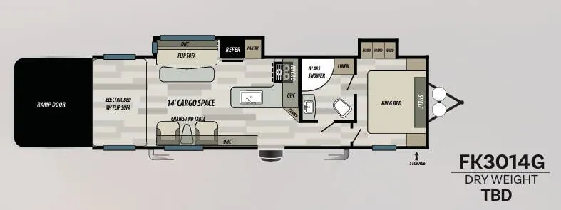 Forest River Stealth FK3104G floor plan