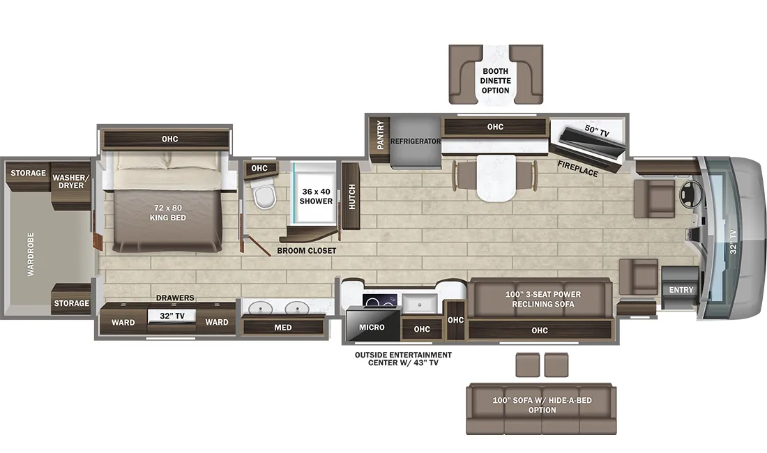 Entegra Coach Aspire 44Z floor plan
