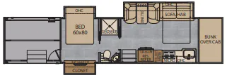 Renegade RV Classic 2509 floor plan