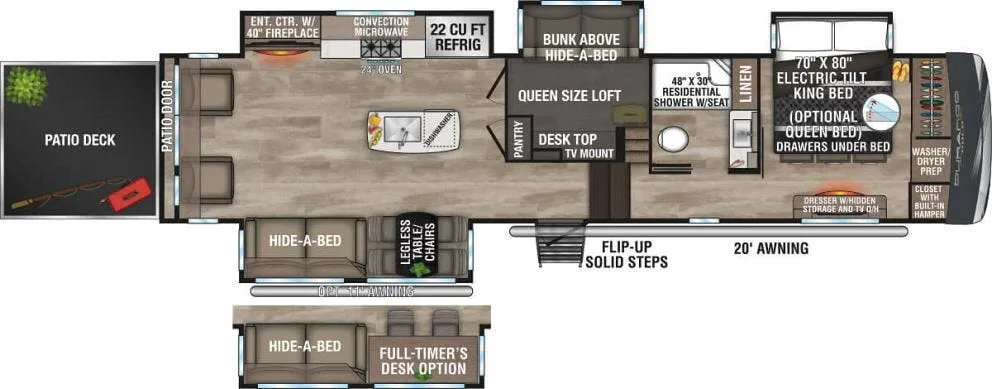K-Z Durango Gold G382MBQ floor plan
