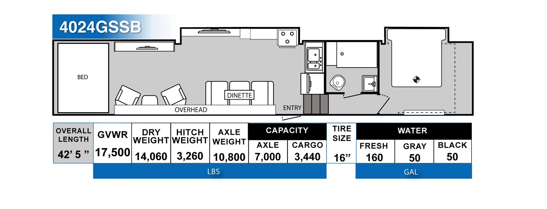 Genesis Supreme Genesis G4024GSSB floor plan