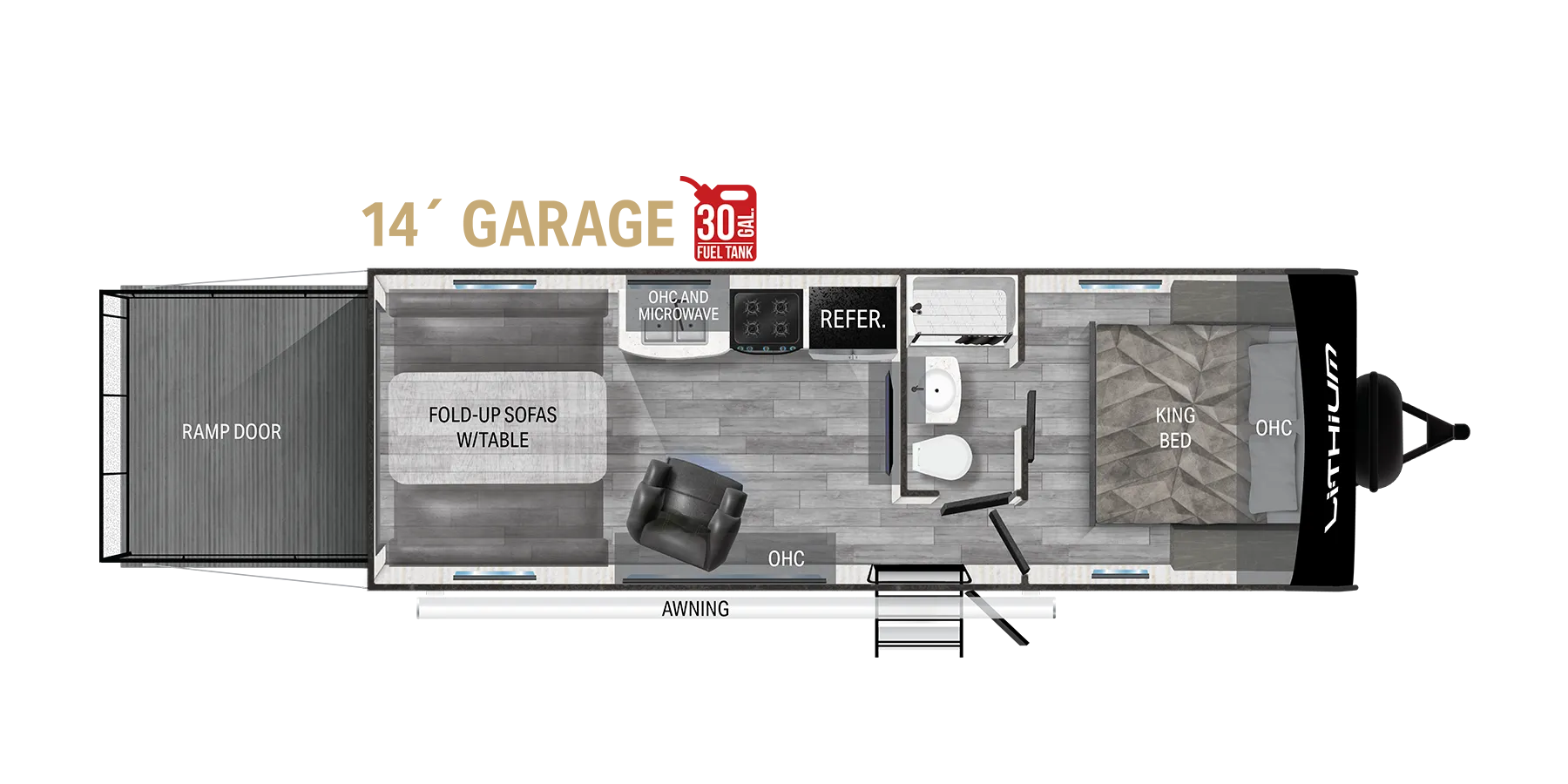 Heartland Lithium 2414 floor plan