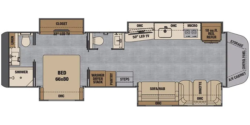 Renegade RV XL X43DB floor plan
