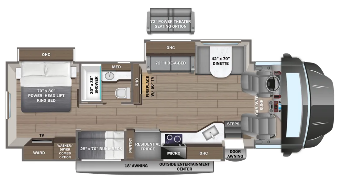 Entegra Coach Accolade 37L floor plan