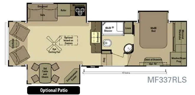 Highland Ridge Mesa Ridge MF337RLS floor plan