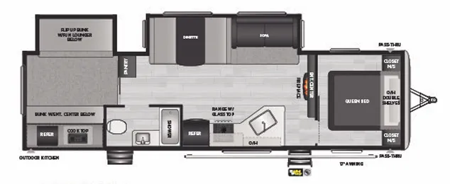 Keystone Springdale 303BH floor plan