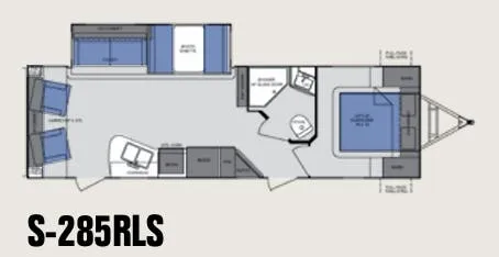 Cruiser RV Shadow Cruiser 285RLS floor plan