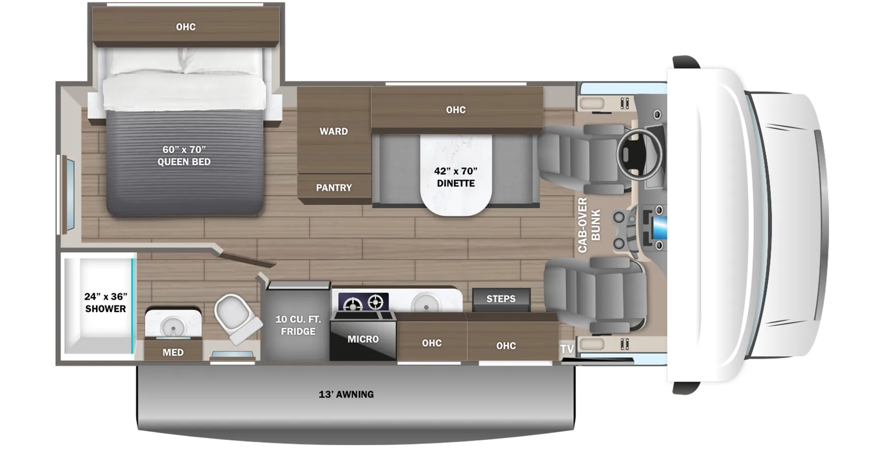 2025 Jayco Redhawk SE 22CF - Floor plan