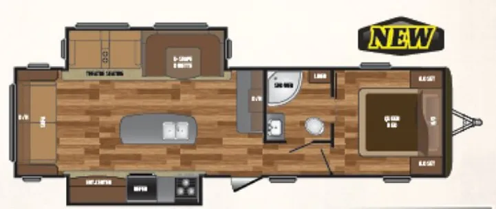 Keystone Hideout 30RLDS exterior