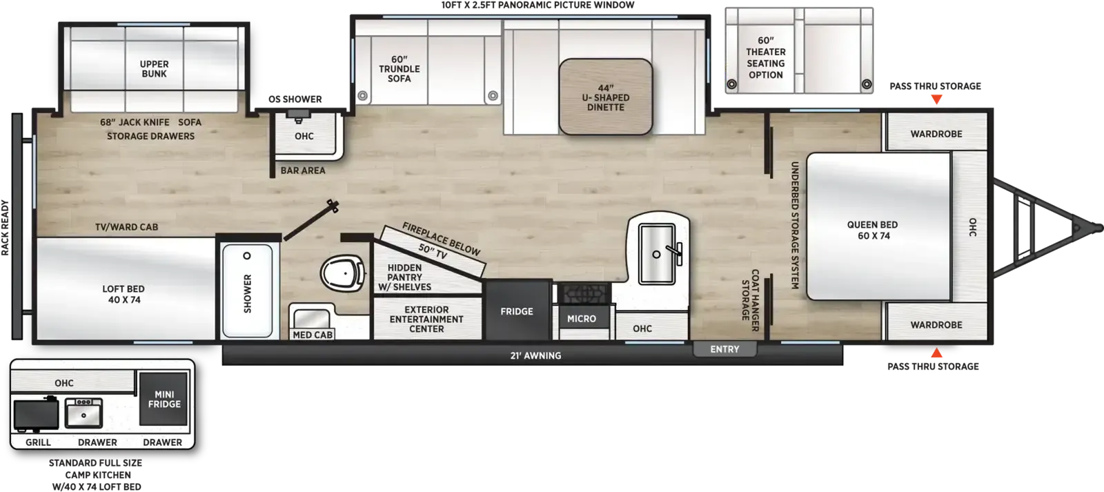 Coachmen Catalina Legacy Edition 323BHDSCK floor plan