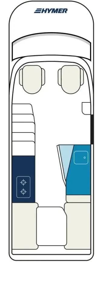 Hymer Venture S BASE floor plan