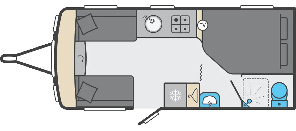 Swift Challenger 500 floor plan