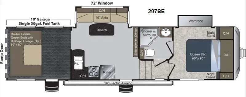 2013 Keystone RV Raptor RAPTOR 297 - Photo 2
