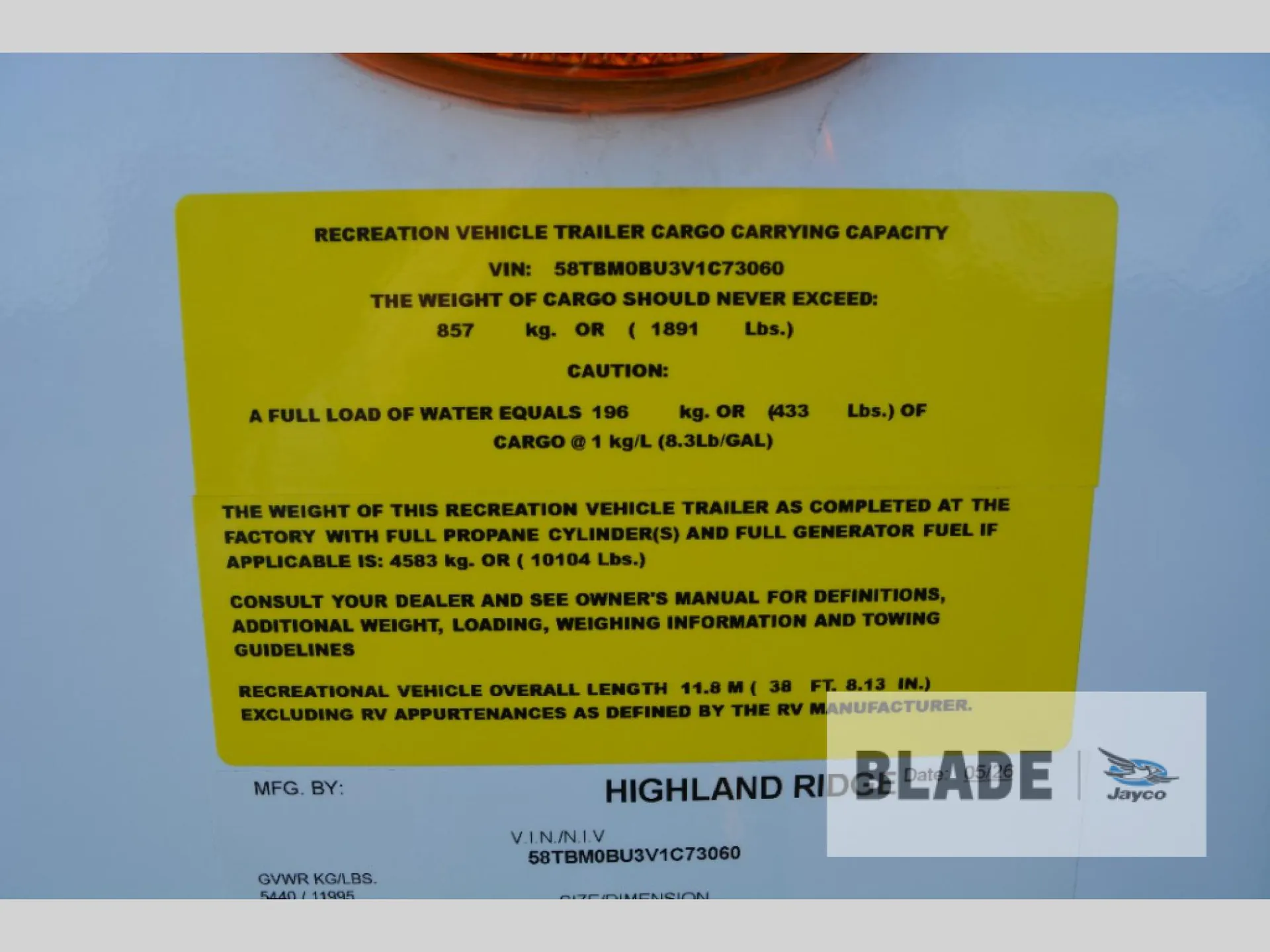 2027 Highland Ridge Roamer Light Duty 31TBTS dealer photo 3 from Blade RV Center