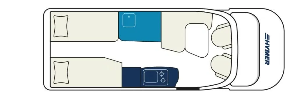 Hymer ML-T 570 floor plan