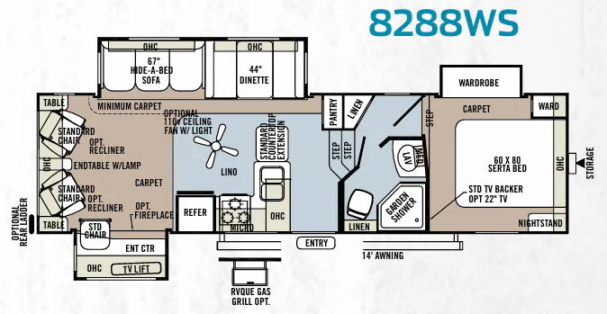 Forest River Rockwood Signature Ultra Lite 8288WS exterior