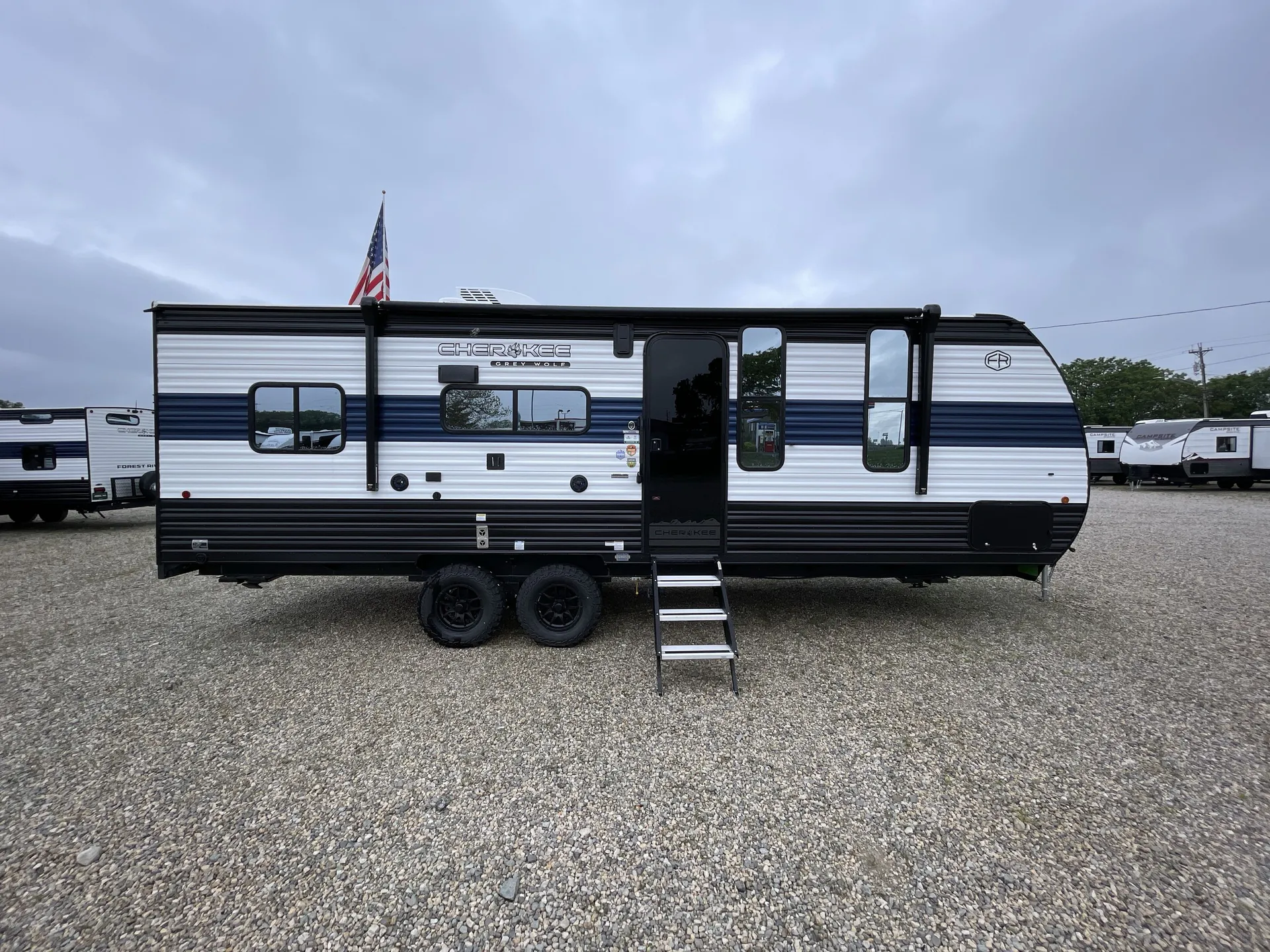 2026 Forest River Grey Wolf 22RR — campside