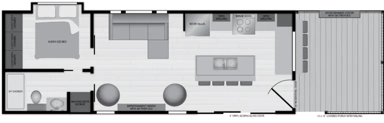 Kropf Island 6430P floor plan