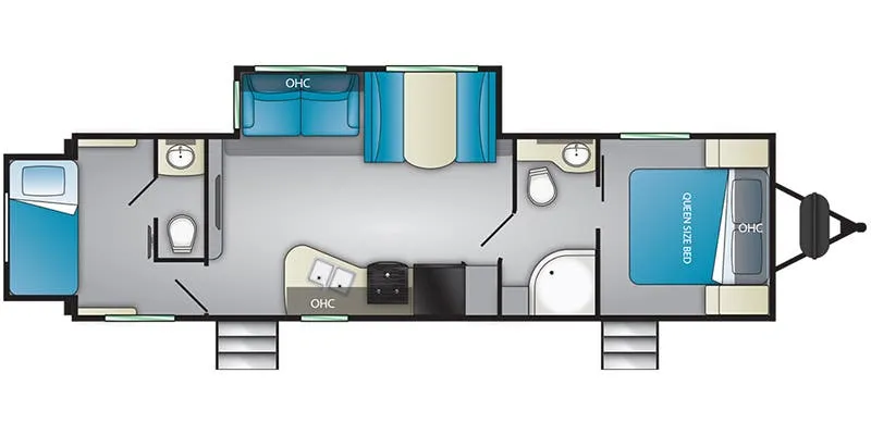 Heartland Sundance Ultra-Lite SDTT 283 RB floor plan