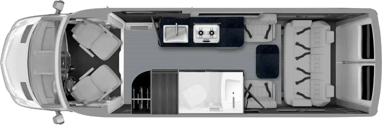 2027 Grech Motors Vacanza-ion 24AWD - Floor plan