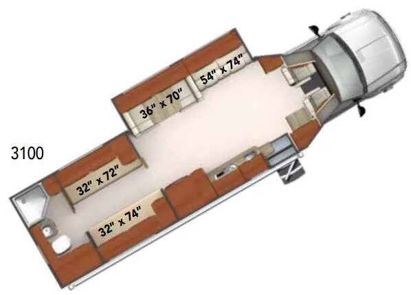 Phoenix Cruiser 3100 floor plan