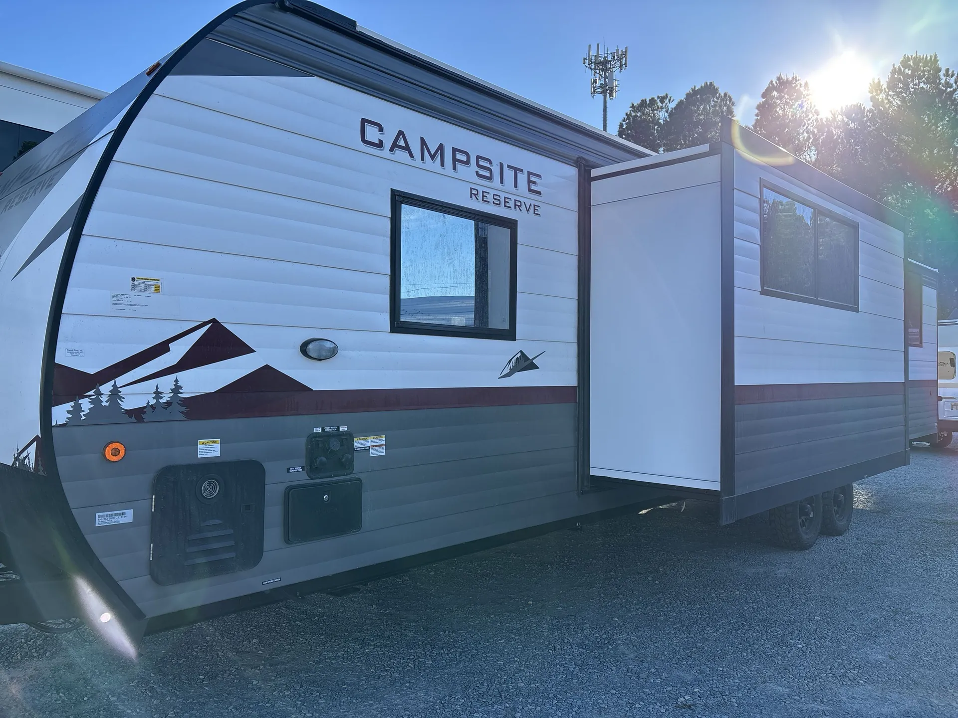 2026 Forest River Campsite Reserve 28SW — off campside
