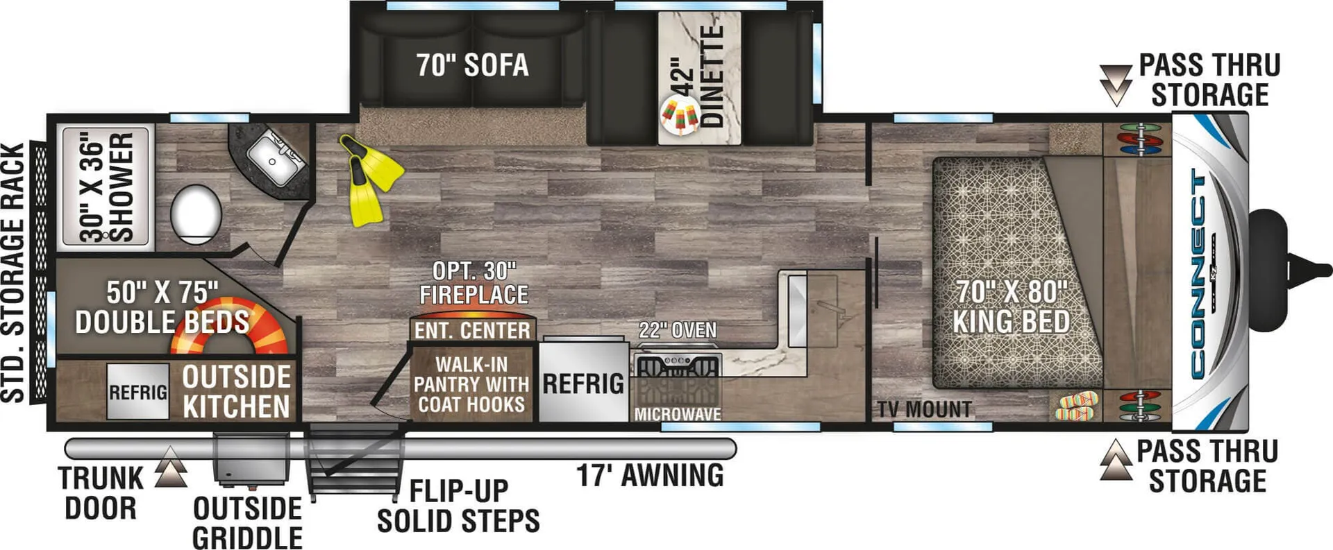 K-Z Connect C271BHK floor plan