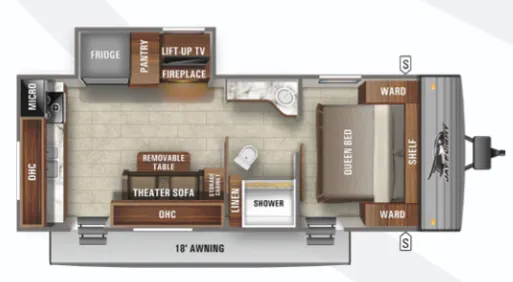 Jayco Jay Flight SLX 8 235RKS floor plan