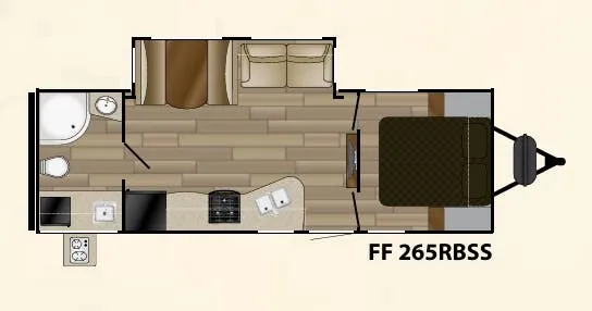 Cruiser RV Fun Finder Signature 265RBSS floor plan