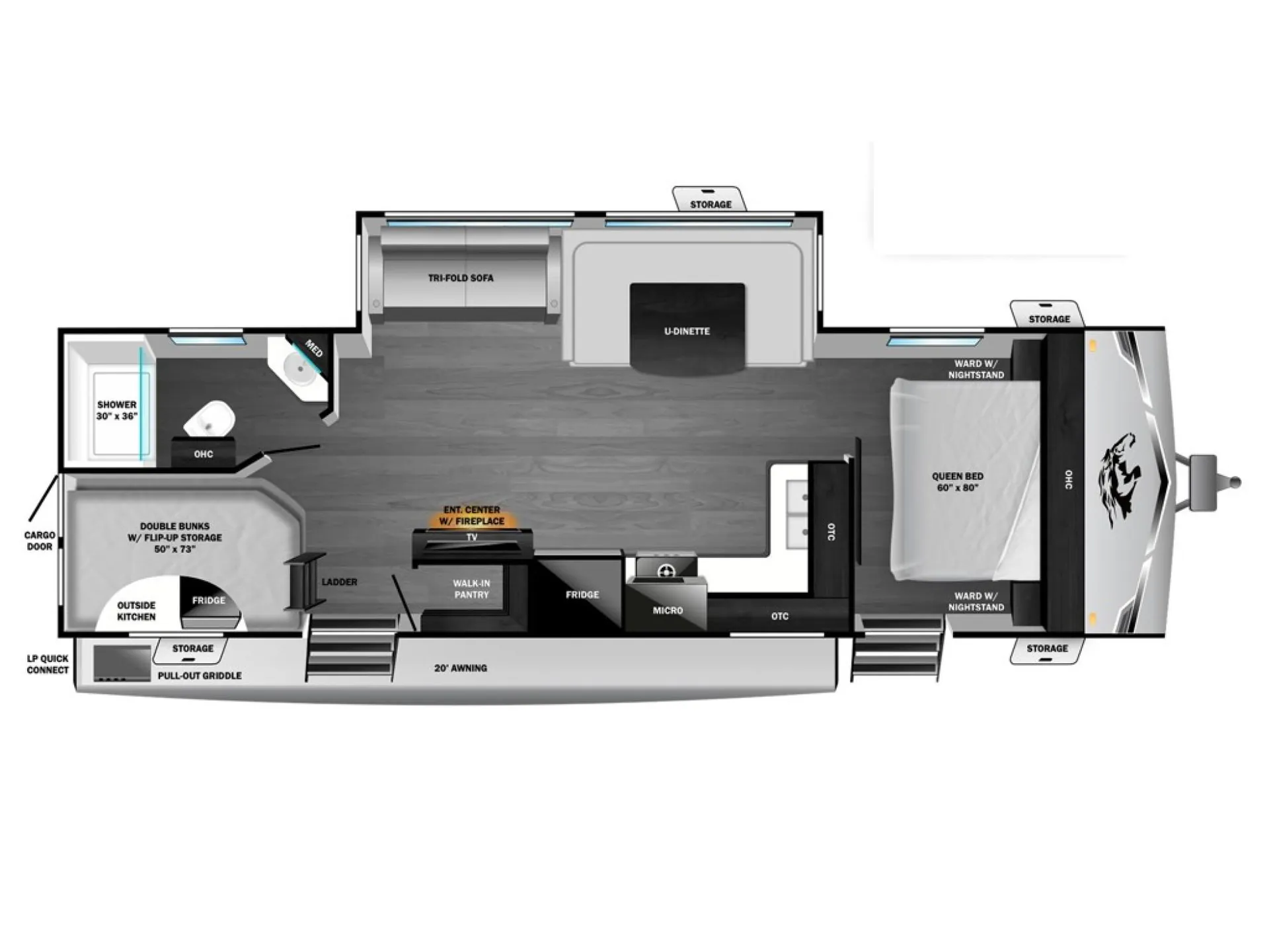 2026 Open Range RV Range Lite 270DBL - Photo 3