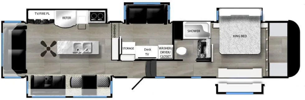 Luxe Elite 42MD floor plan