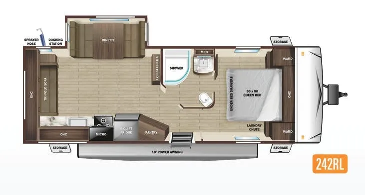 Highland Ridge Open Range Range Lite 242RL floor plan