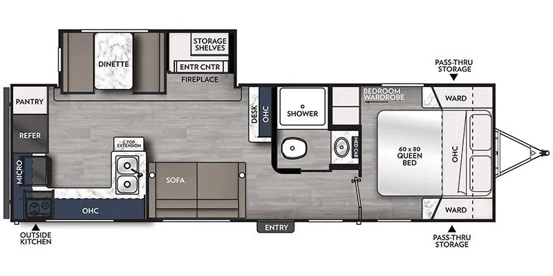 Coachmen Apex Ultra-Lite 264RKS floor plan