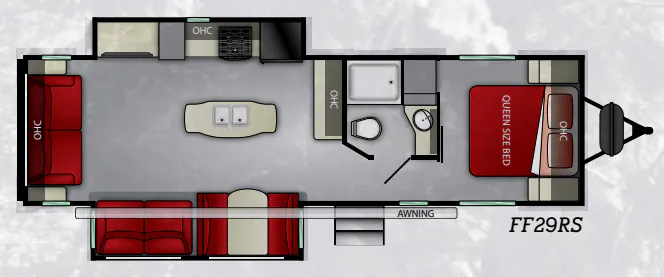Cruiser RV Fun Finder 29 RS floor plan