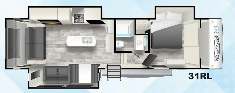 Forest River Wildcat ONE 31RL floor plan