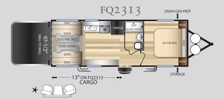 Forest River Stealth FQ2313 exterior