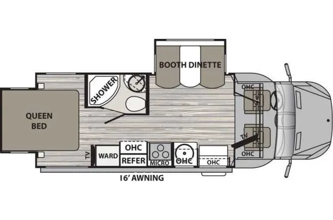 2017 Dynamax Corp Isata 3 24RW - Floor plan