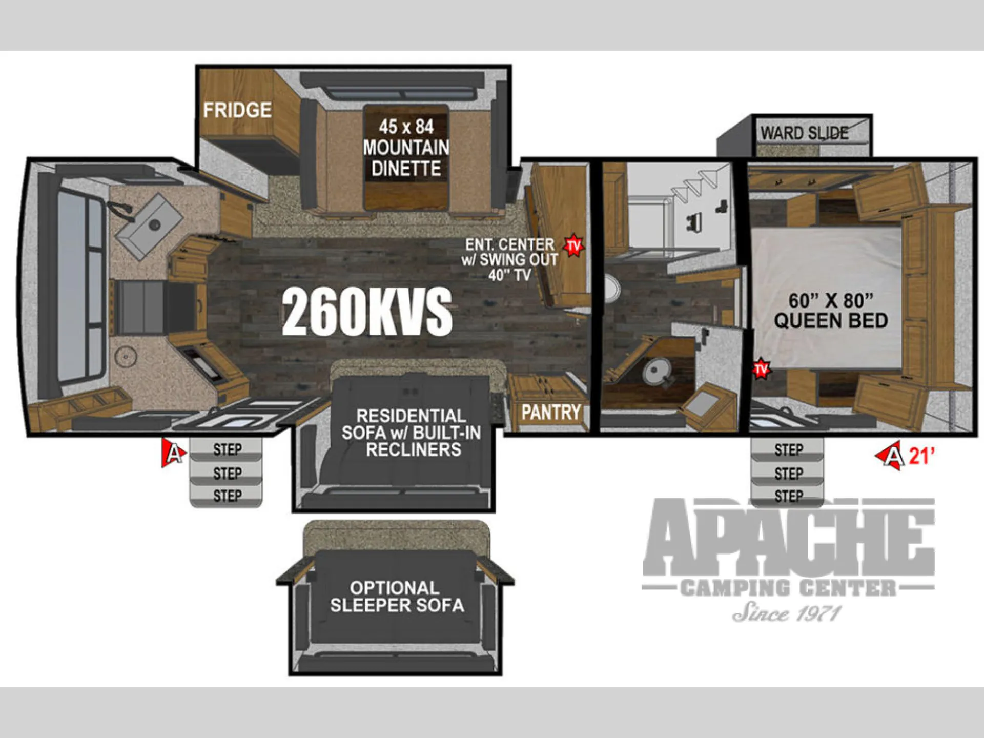 2026 Outdoors RV Mountain Series Black Stone 260KVS - Photo 3