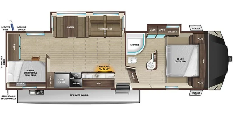 Highland Ridge Light 292BH floor plan