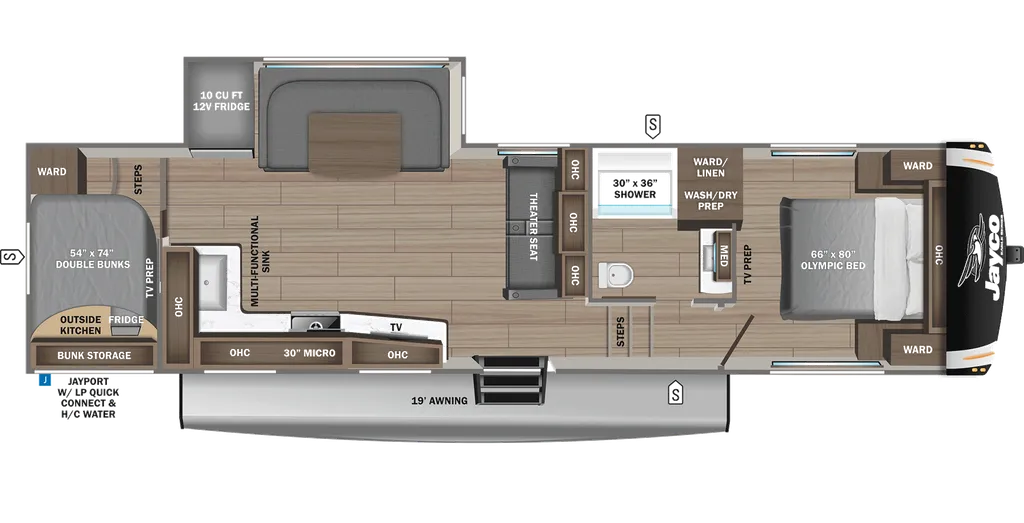 2026 Jayco Eagle HT 29DDB floor plan