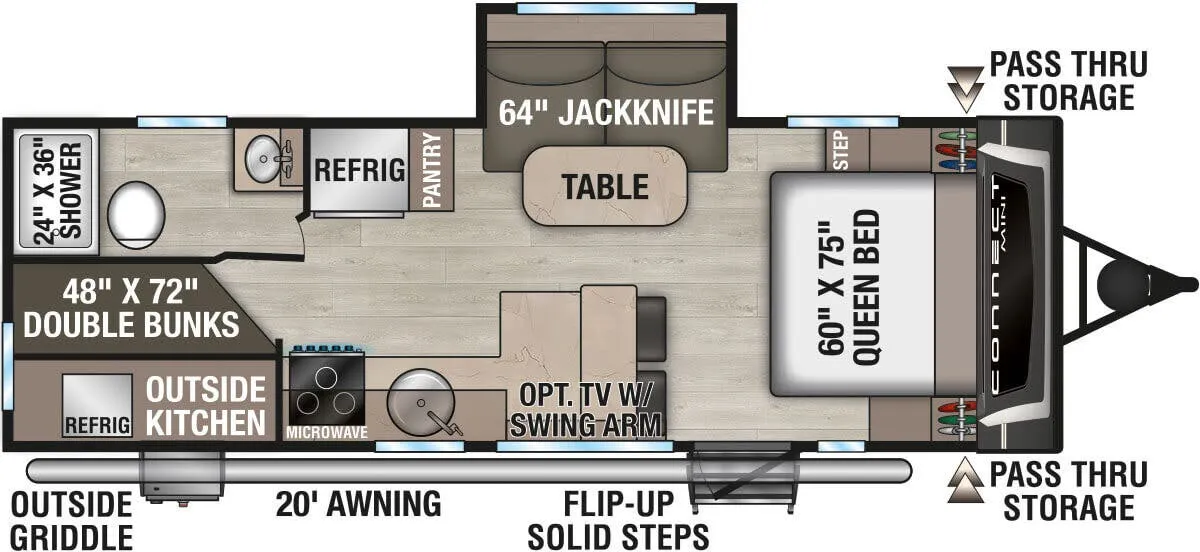 K-Z Connect Mini CM231BH floor plan