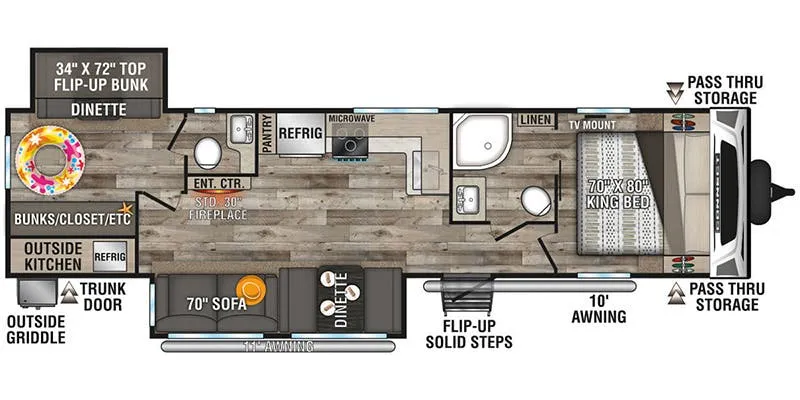 K-Z Connect C322BHK floor plan