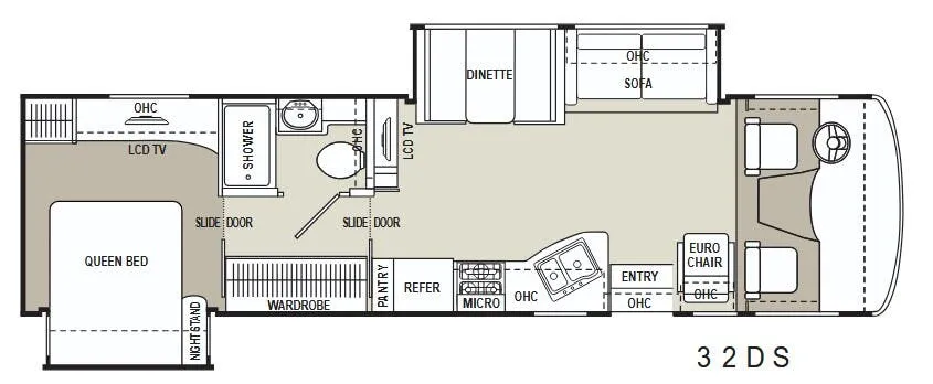 Coachmen Mirada 32DS floor plan