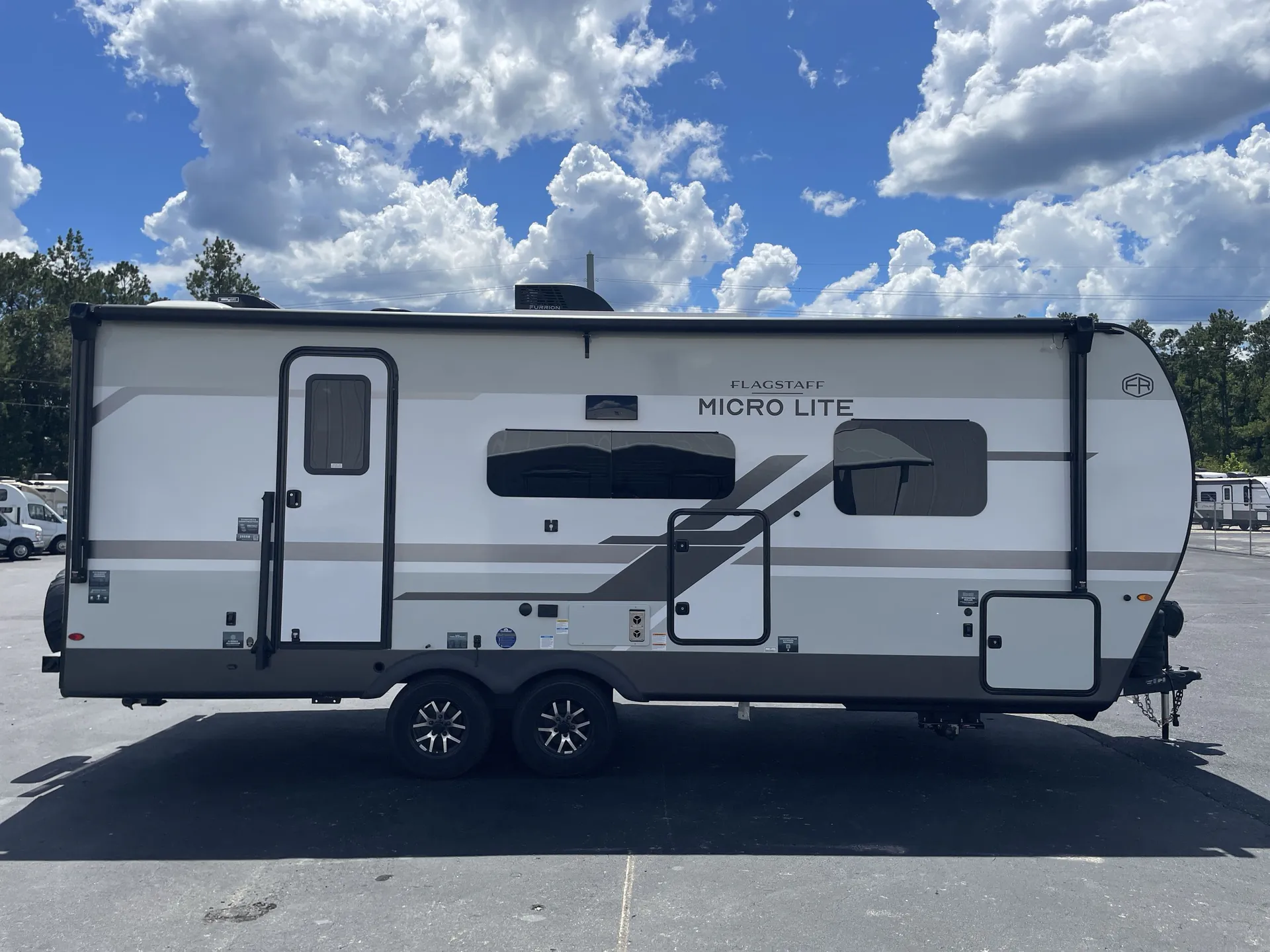 2027 Forest River Flagstaff Micro Lite 25SRB — campside