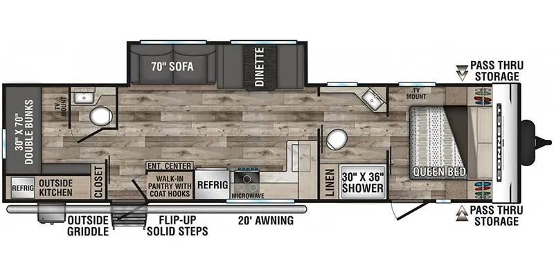 K-Z Connect SE C321BHKSE floor plan