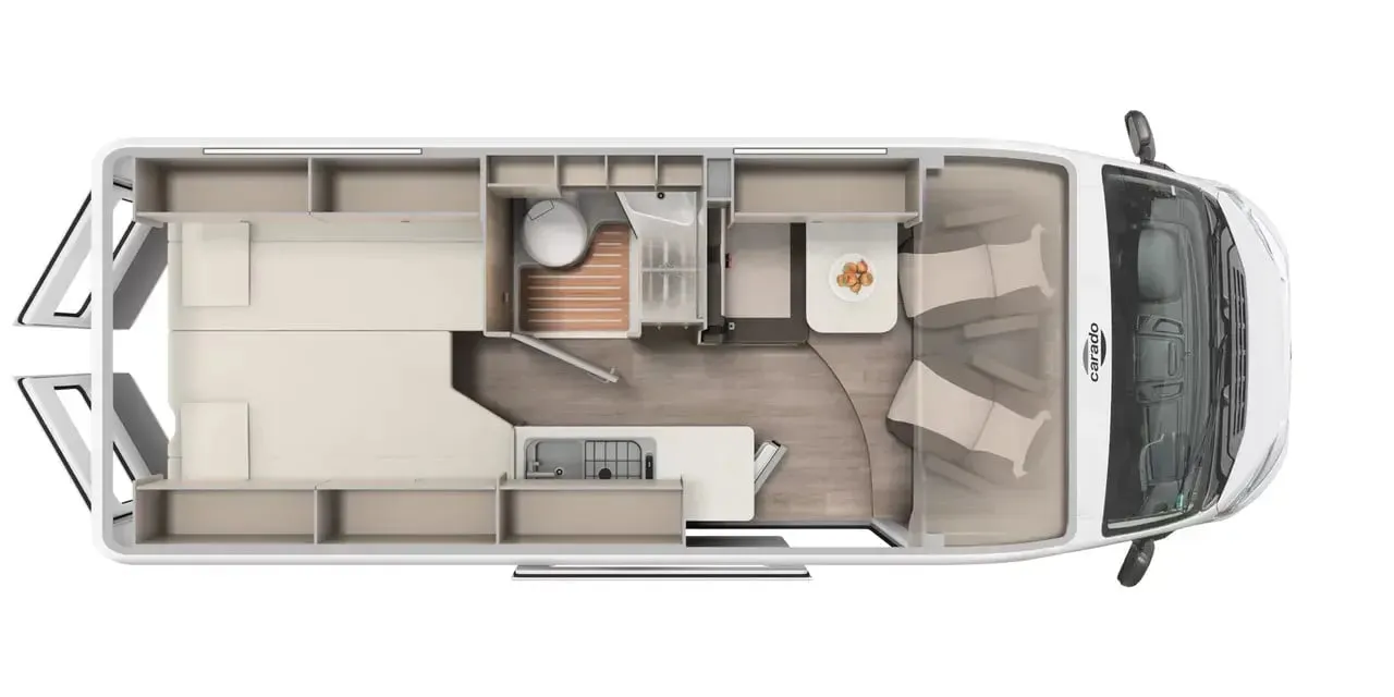 Carado CV-Series CV640 floor plan