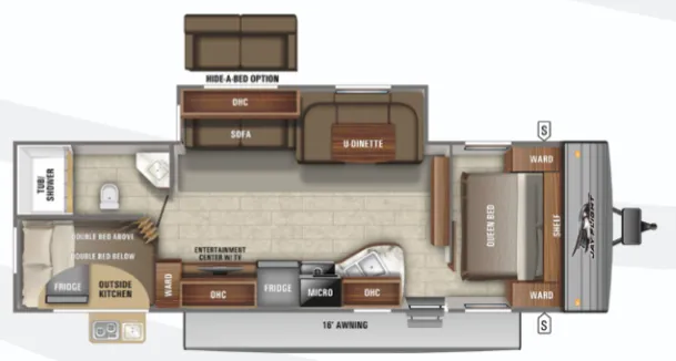 Jayco Jay Flight SLX 8 284BHS exterior