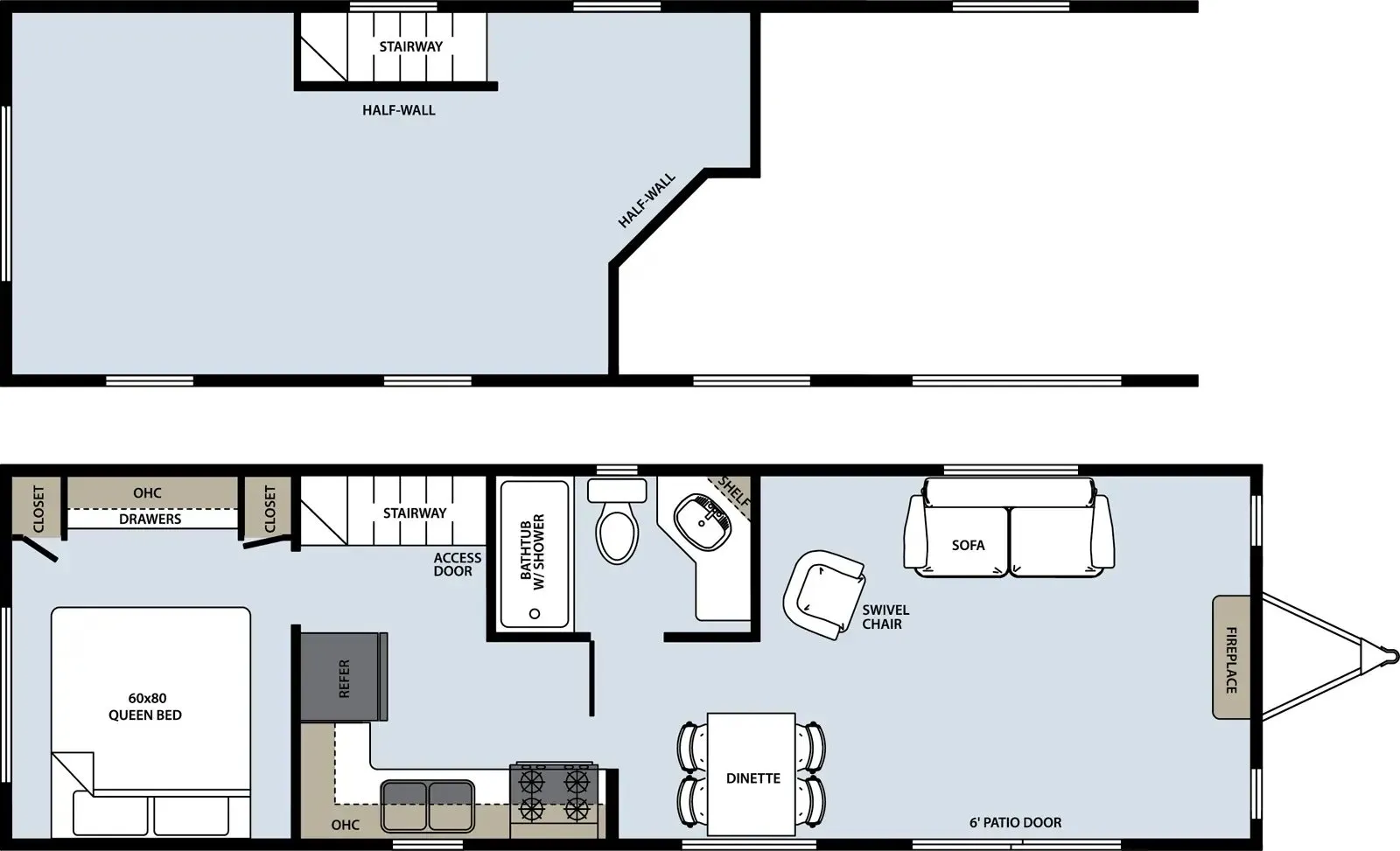 Forest River Quailridge Summit 39CBDL-S floor plan